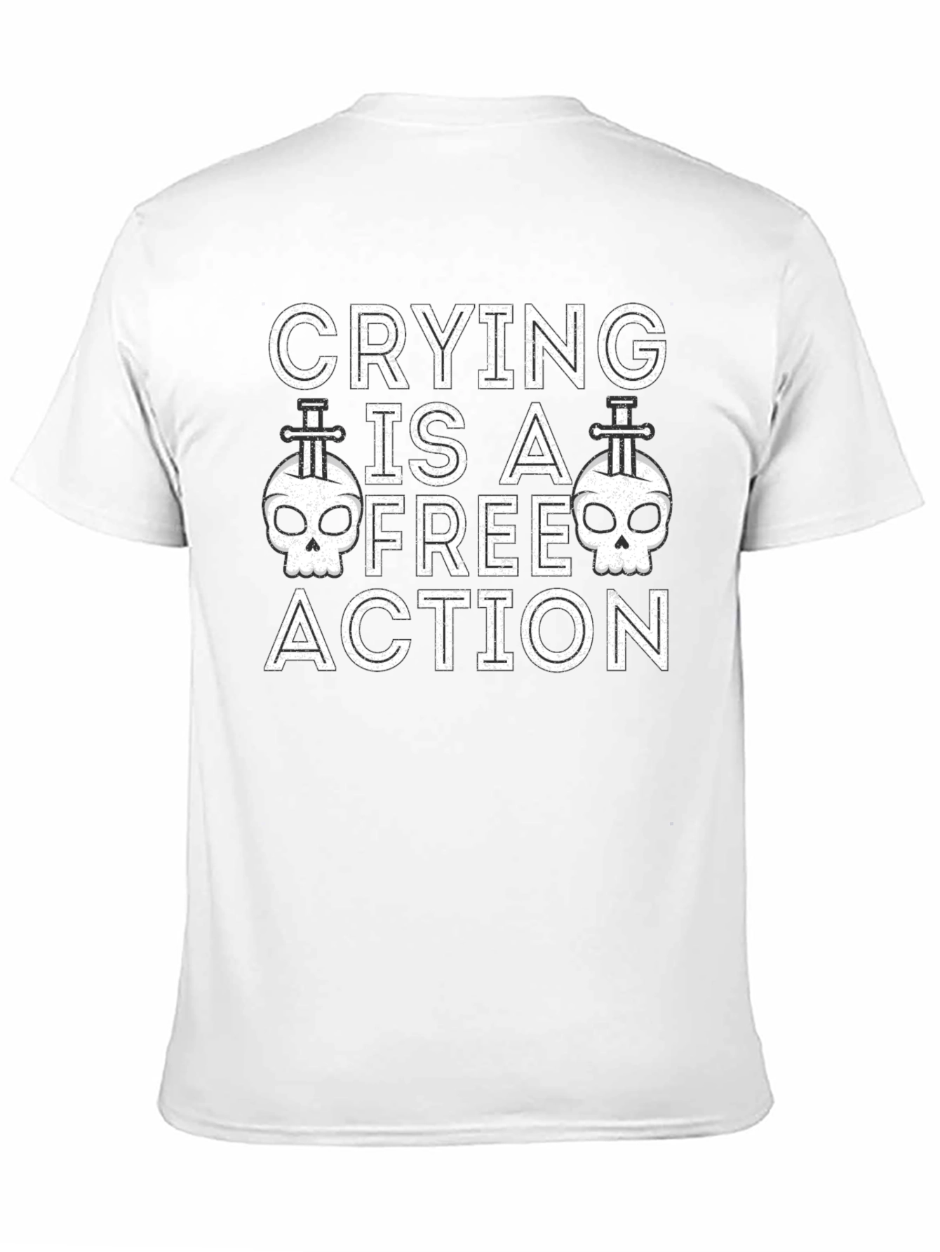 Crying is a Free Action Graphic Tee
