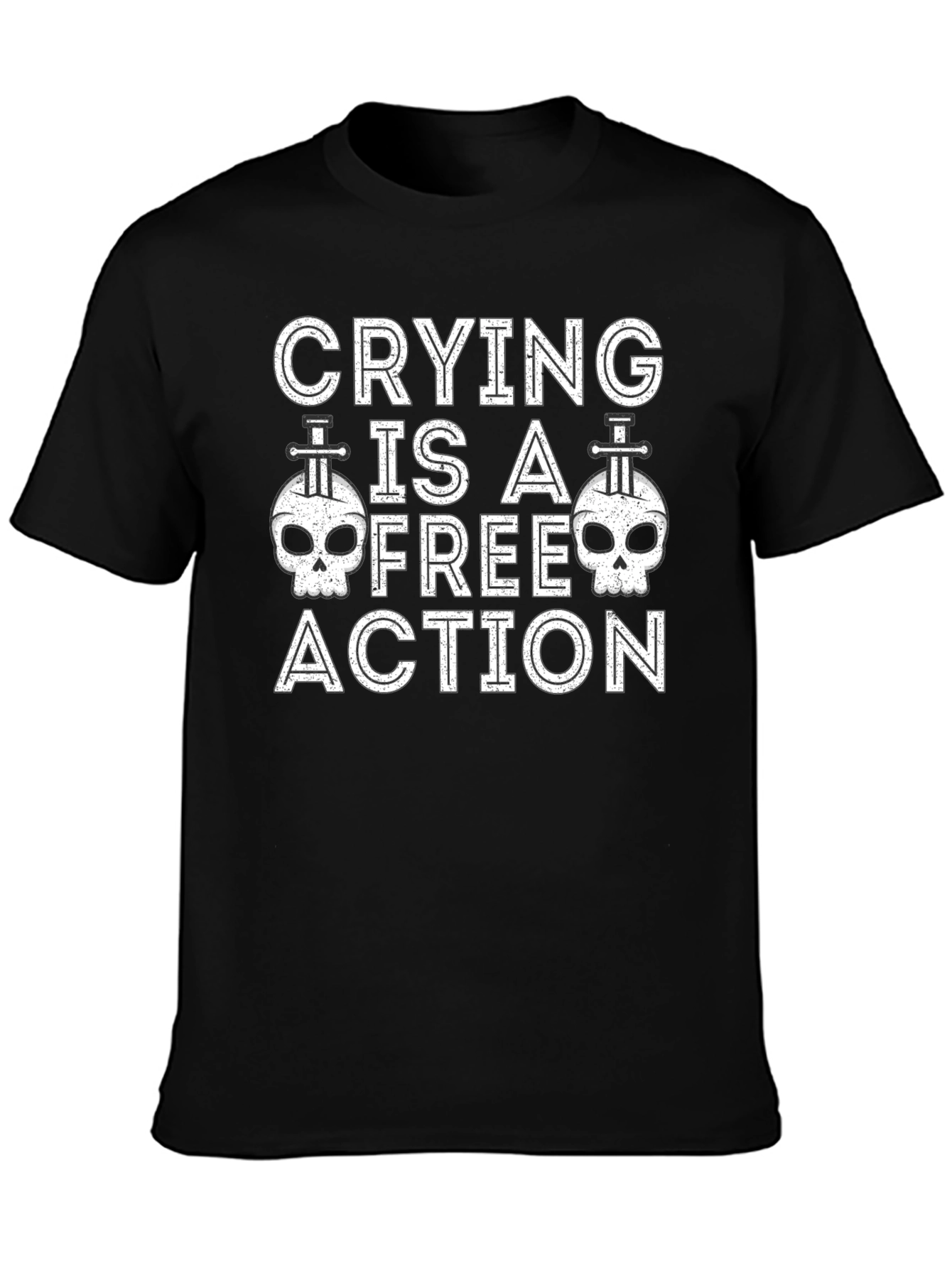 Crying is a Free Action Graphic Tee