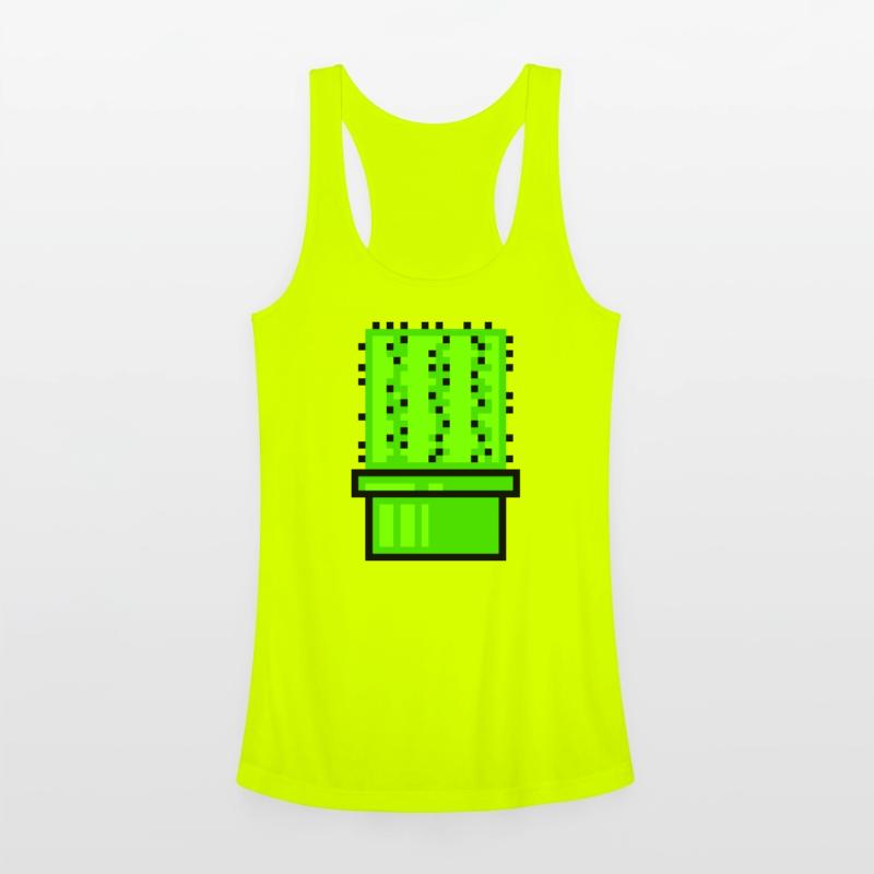 Cactus Cacti Retro Video Game Pixel Flower Pot
