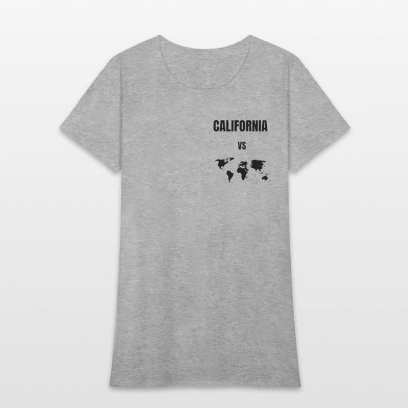 california vs world t-shirt