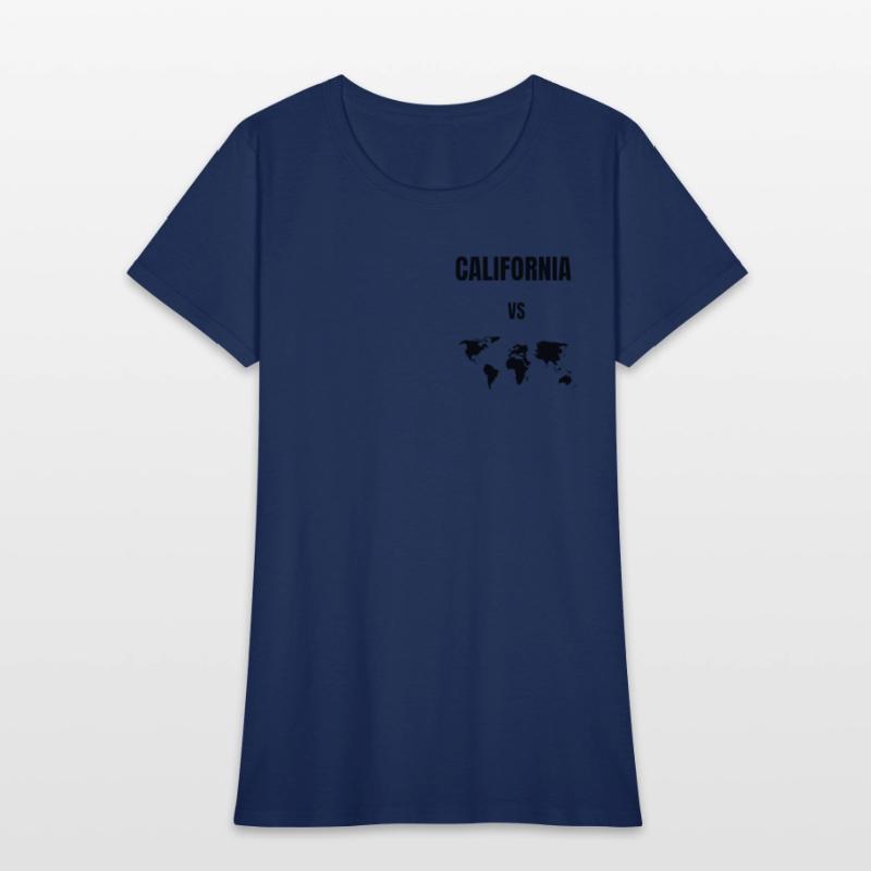 california vs world t-shirt