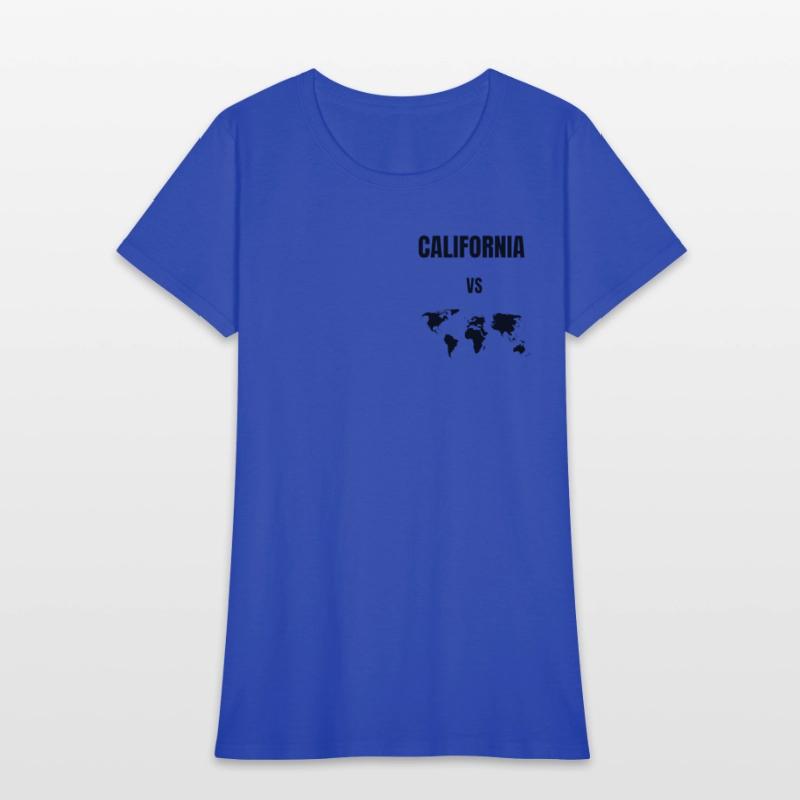 california vs world t-shirt