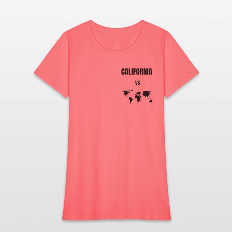 california vs world t-shirt