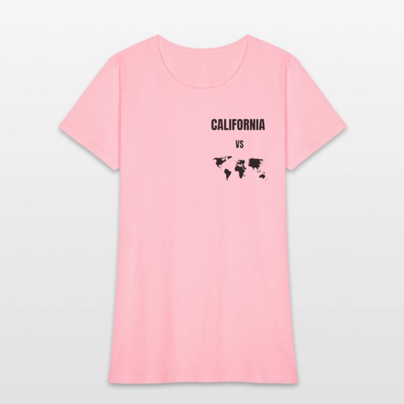 california vs world t-shirt
