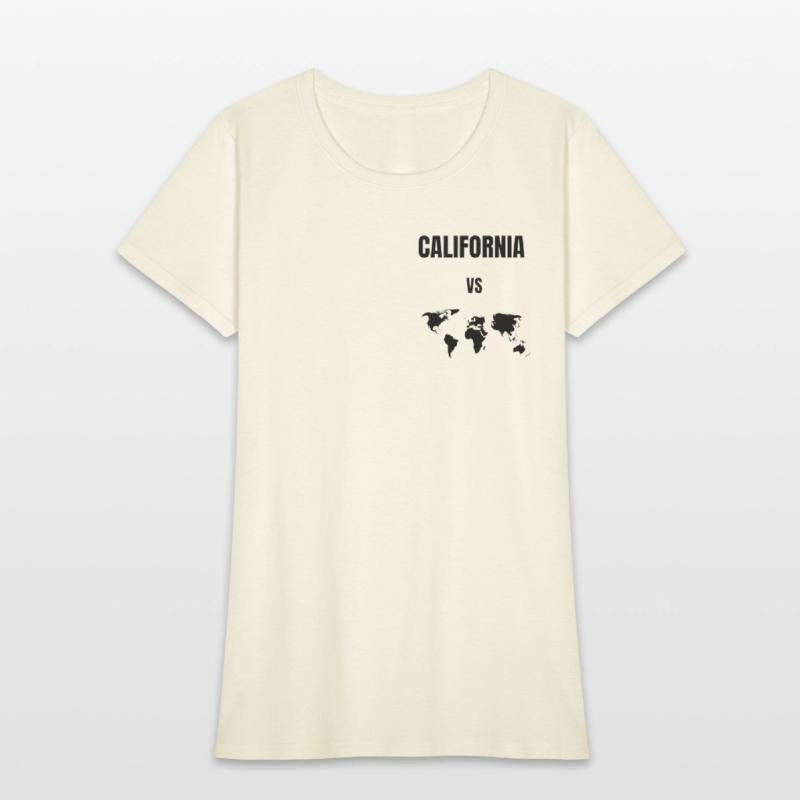 california vs world t-shirt