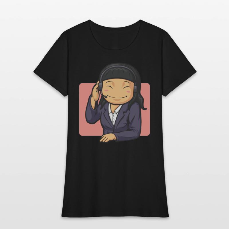 Call Center Worker Woman