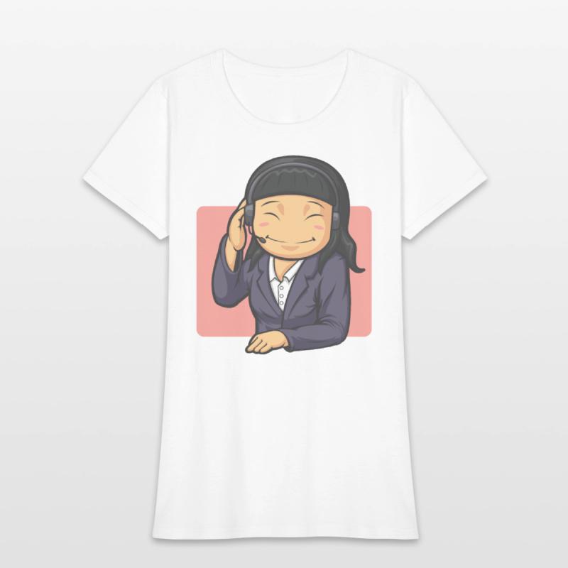 Call Center Worker Woman