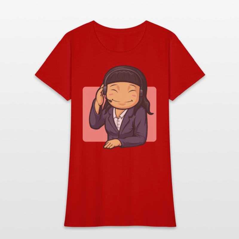 Call Center Worker Woman