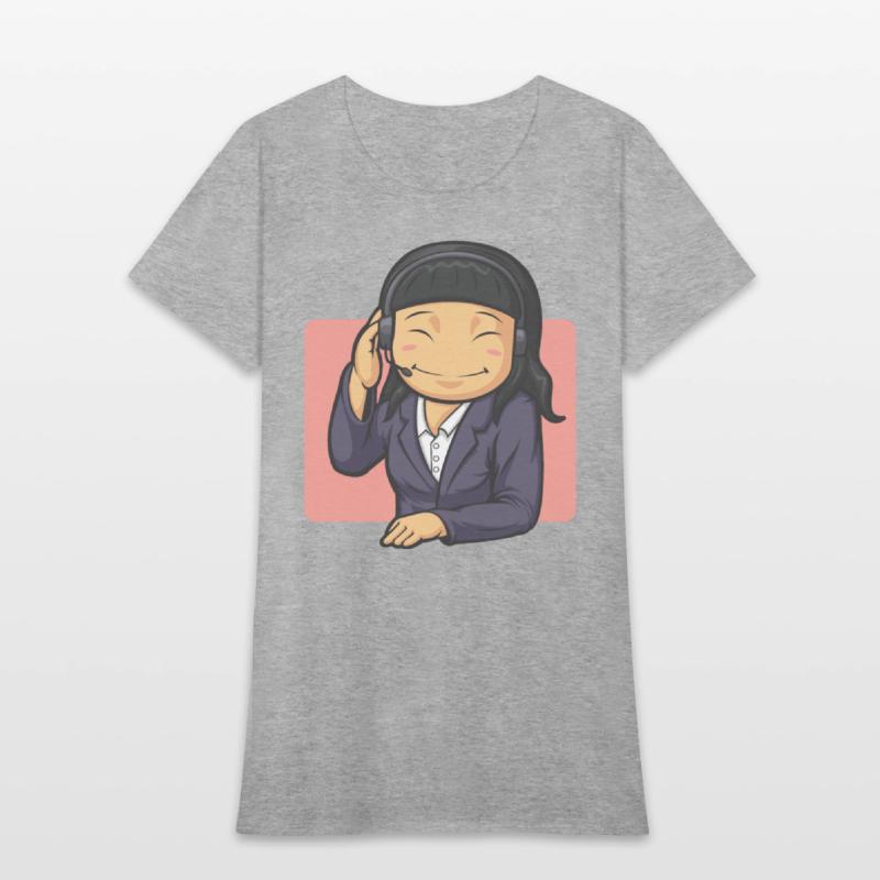 Call Center Worker Woman