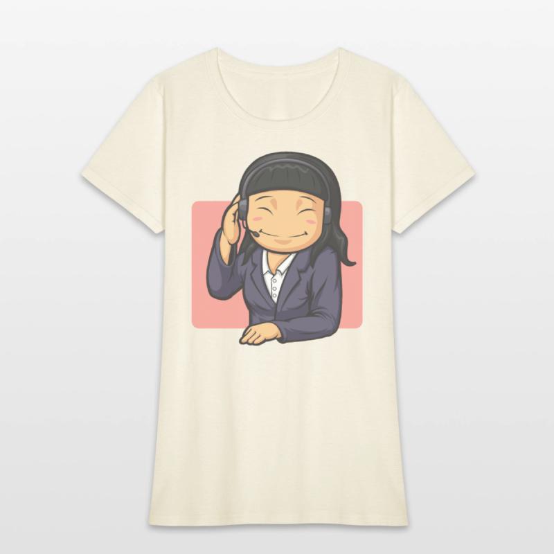 Call Center Worker Woman