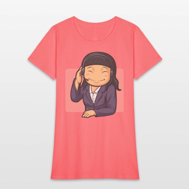 Call Center Worker Woman