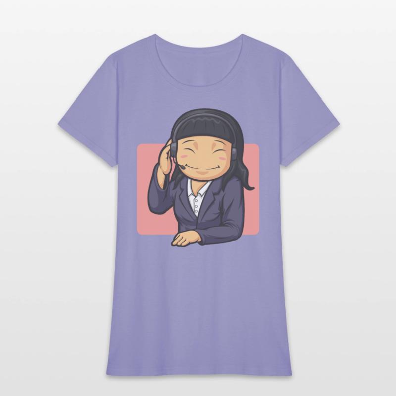 Call Center Worker Woman