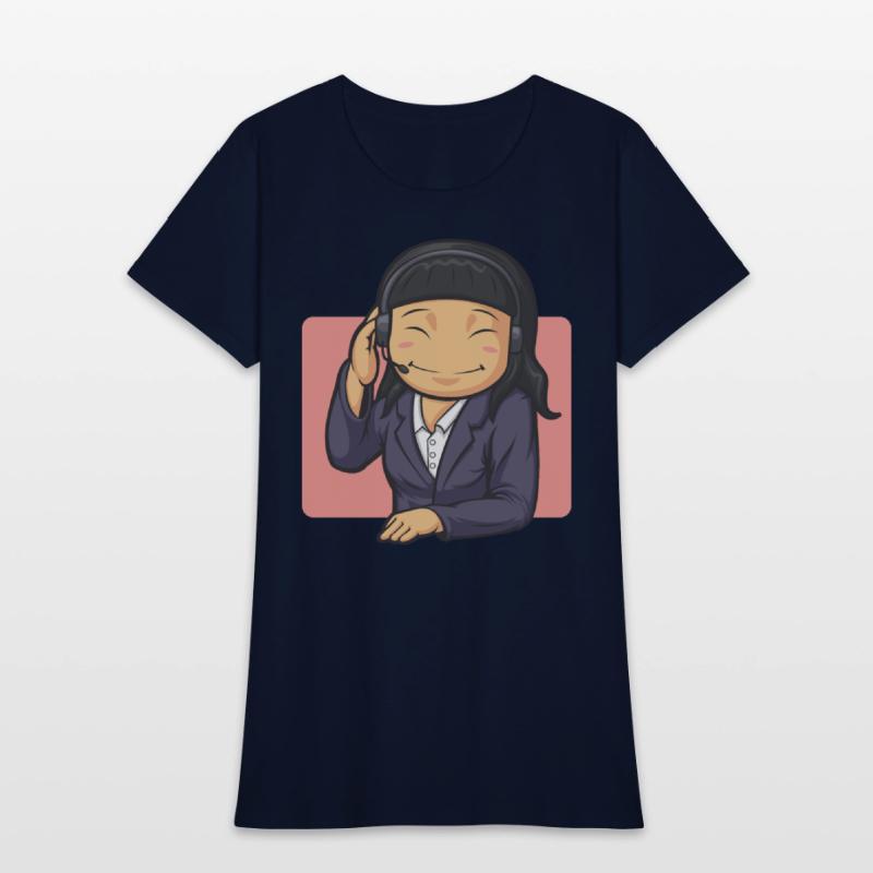 Call Center Worker Woman