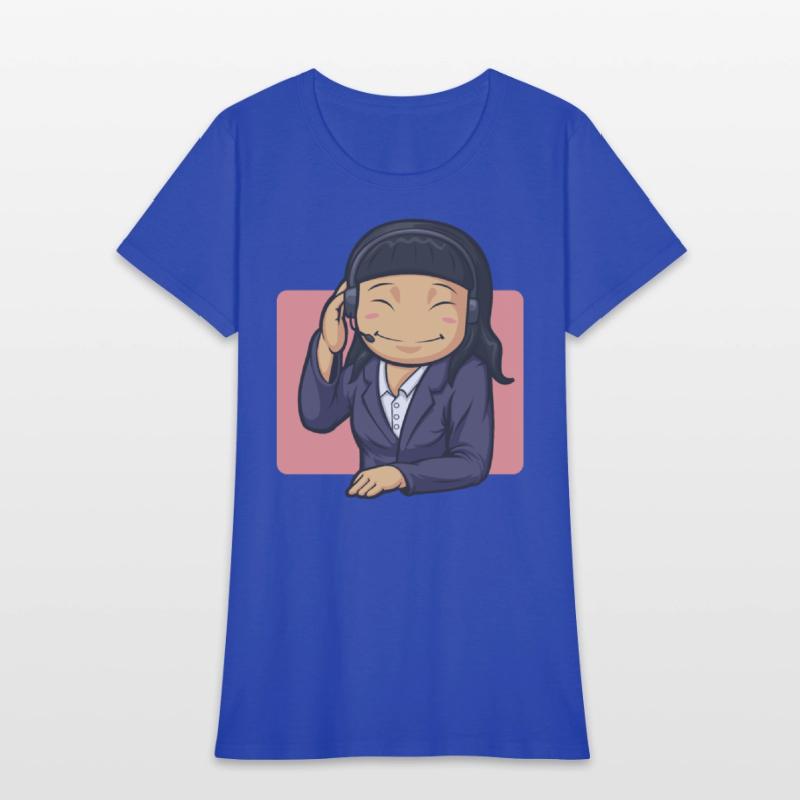 Call Center Worker Woman