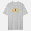 Camino de Santiago Man Bike Yellow Scallop Shell