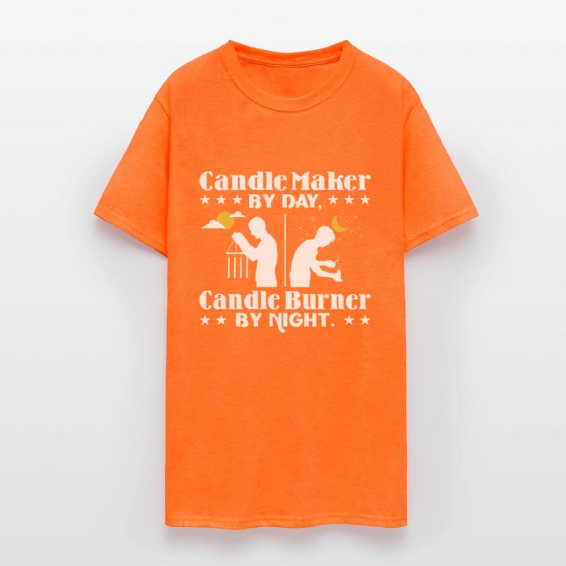 Candle maker by day, candle burner by night.