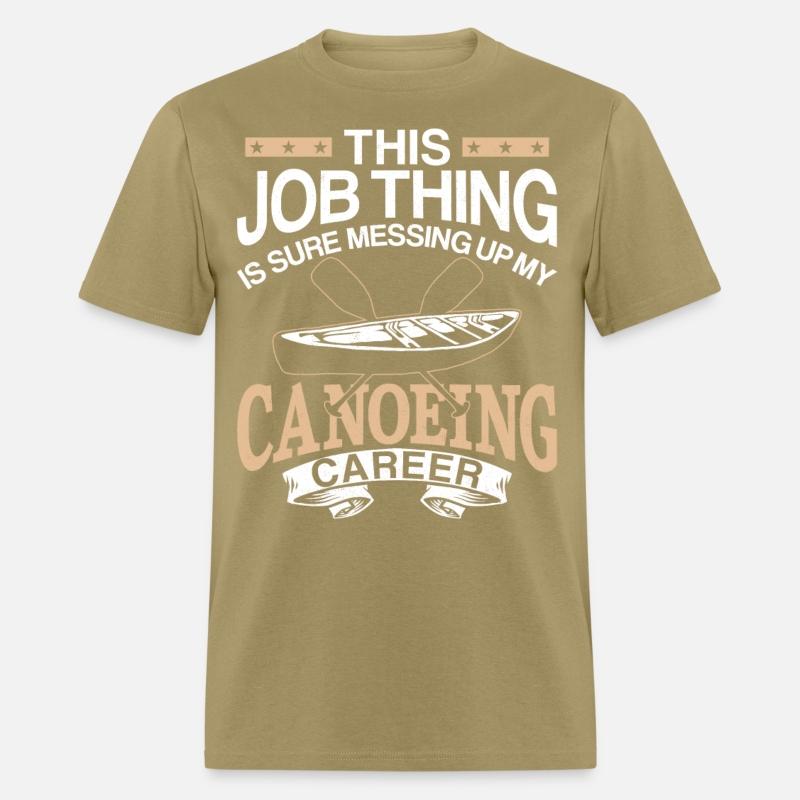 Canoe Canoeing Vintage This Job