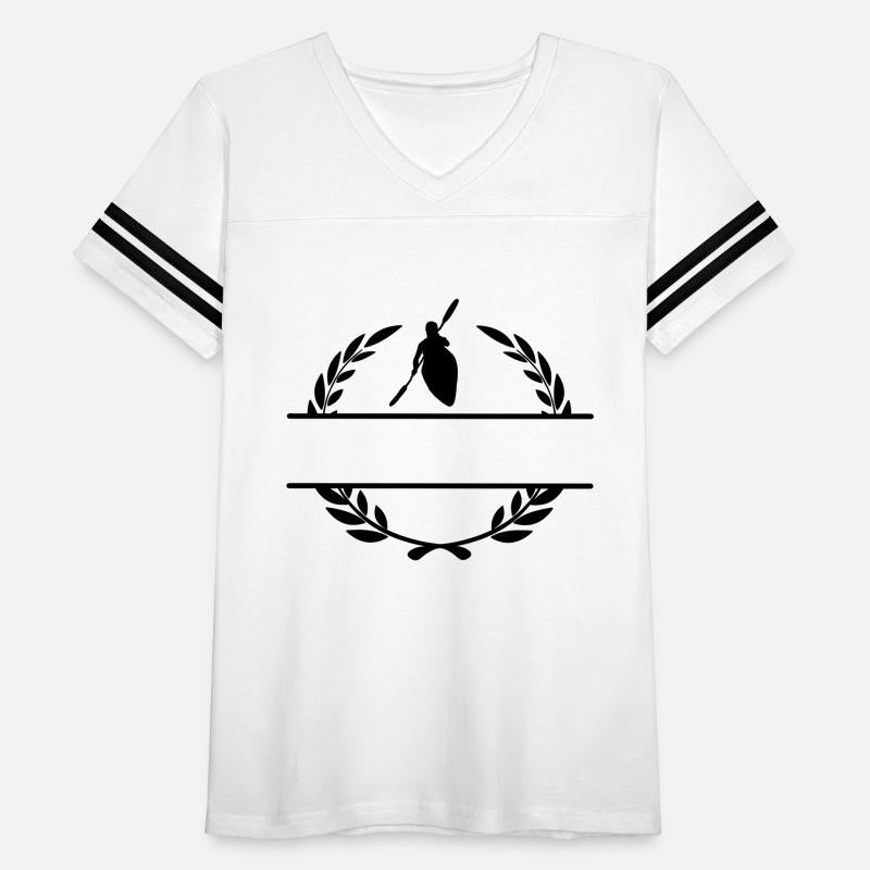 Canoe in laurel wreath