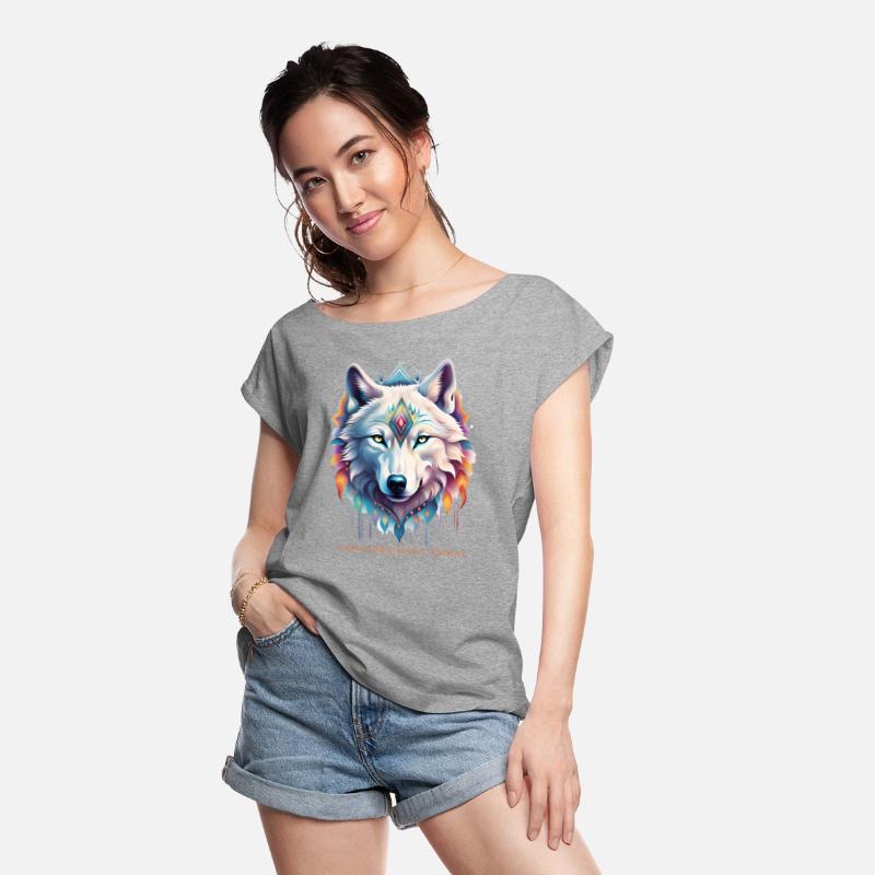 Capricorn Spirit Animal Wolf Face Alebrije Female