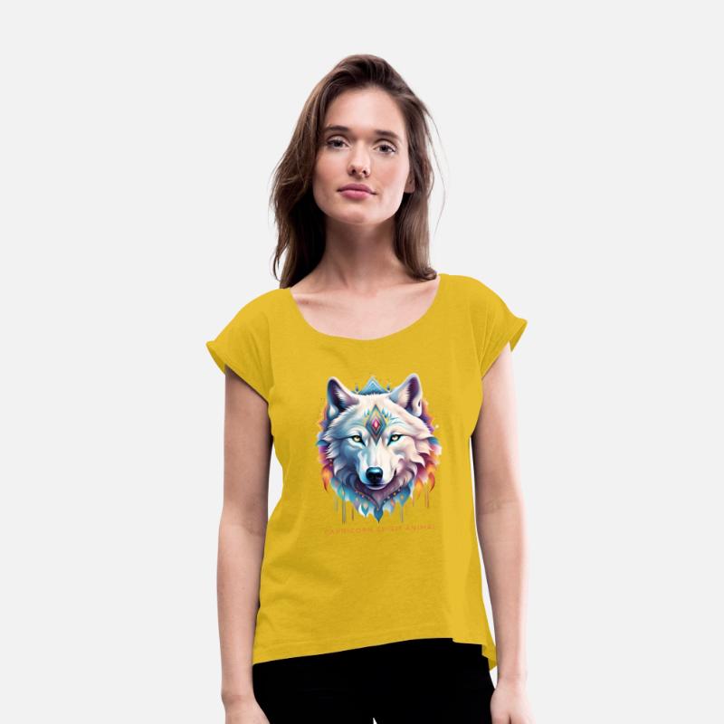 Capricorn Spirit Animal Wolf Face Alebrije Female