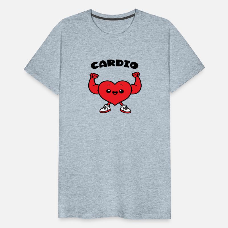 cardio heart sporty fun guy