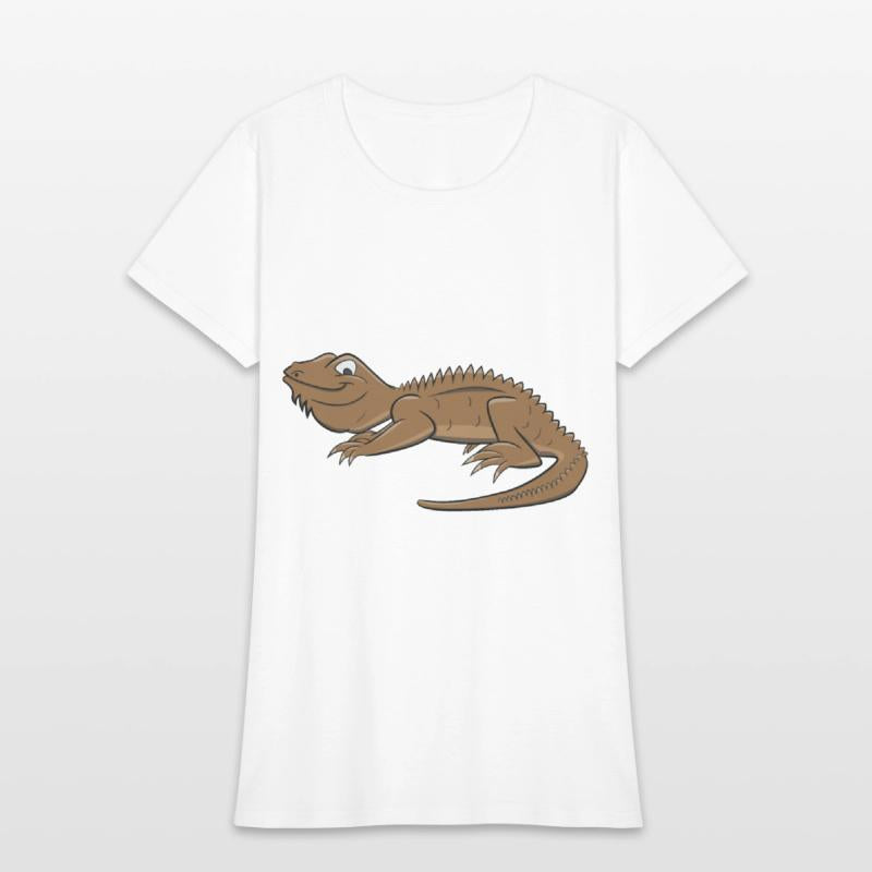 Cartoon Brown Lizard