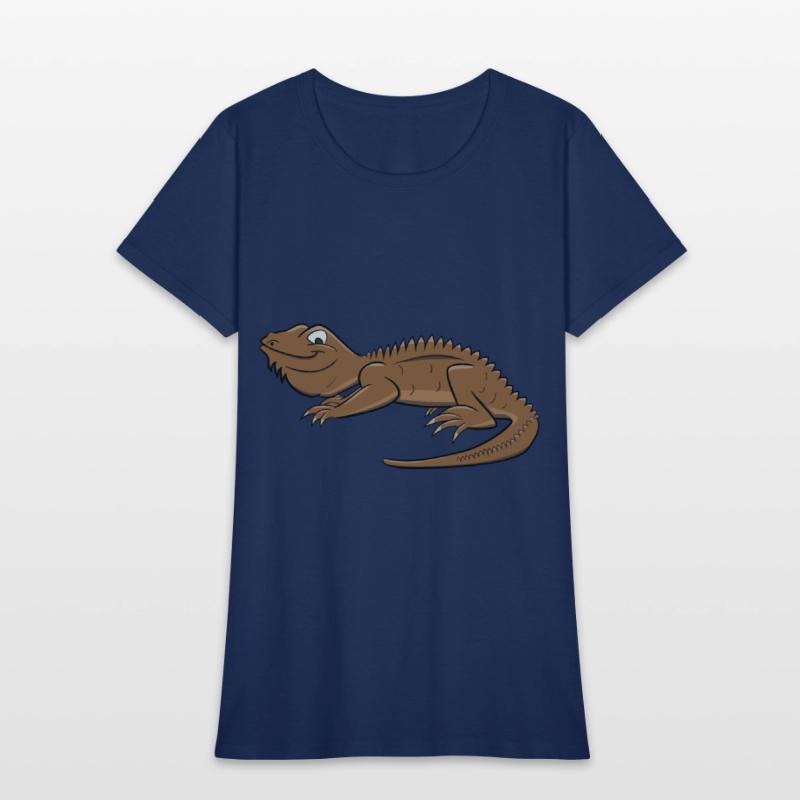 Cartoon Brown Lizard