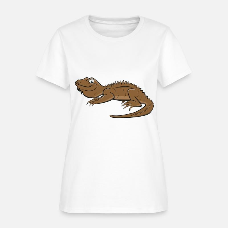 Cartoon Brown Lizard