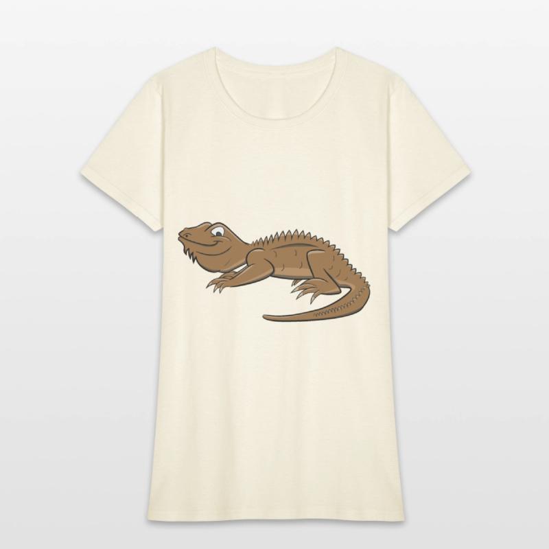 Cartoon Brown Lizard