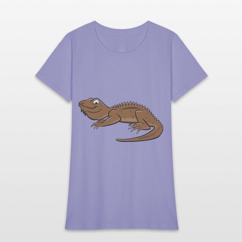 Cartoon Brown Lizard
