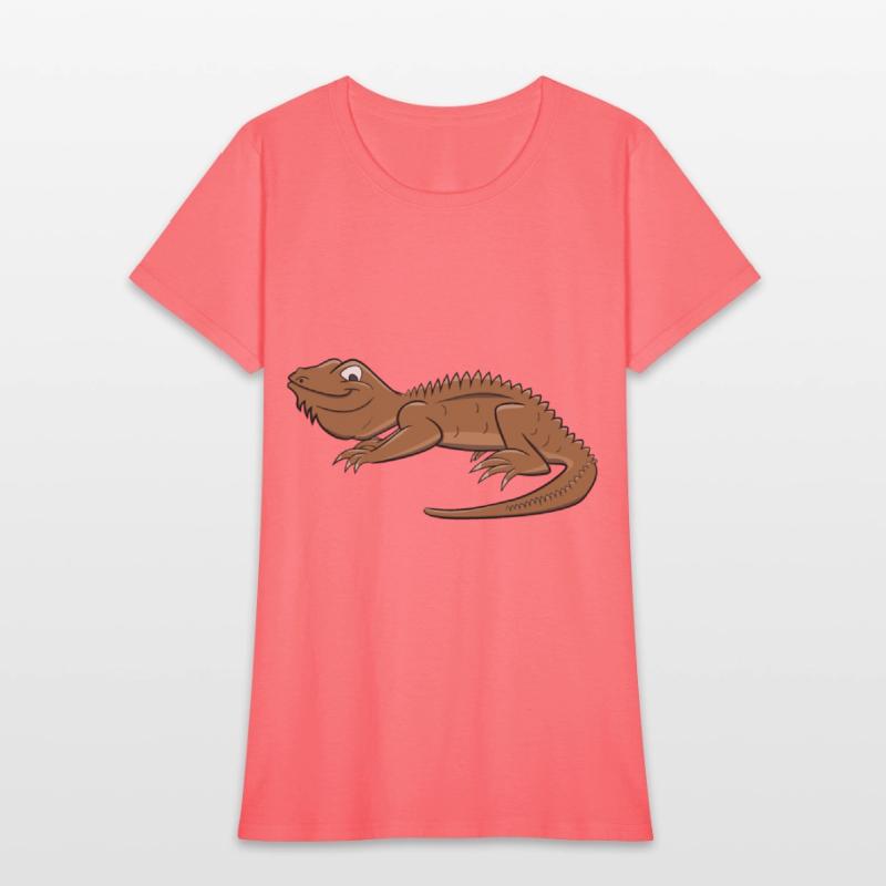 Cartoon Brown Lizard