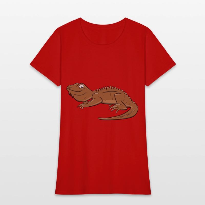 Cartoon Brown Lizard