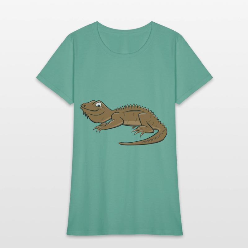 Cartoon Brown Lizard