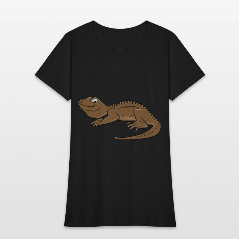 Cartoon Brown Lizard