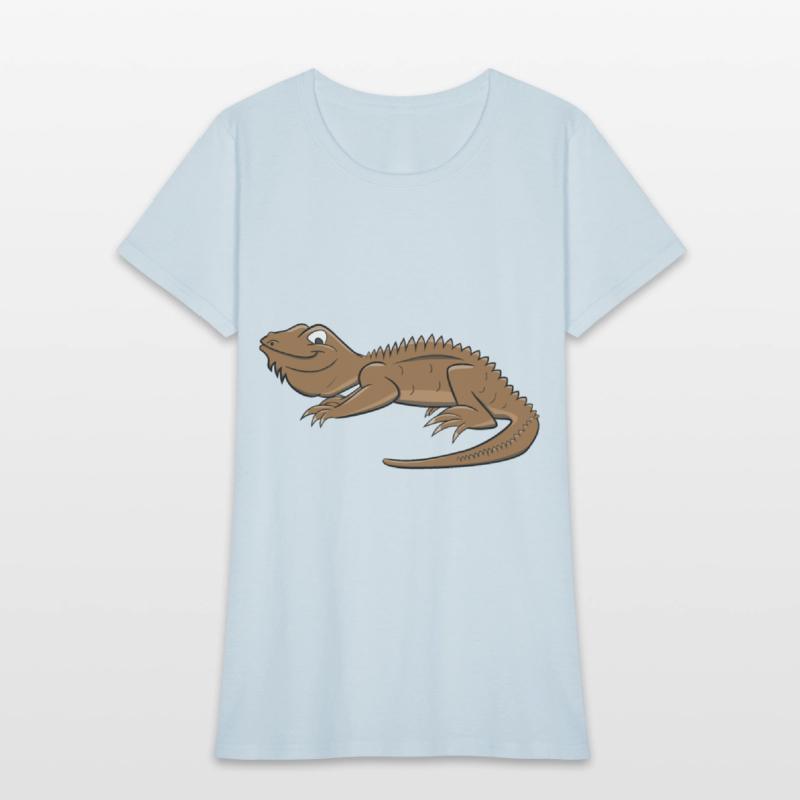 Cartoon Brown Lizard