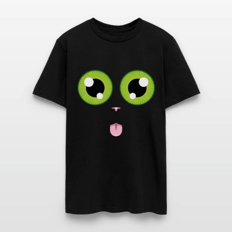 Cartoon cat blepping