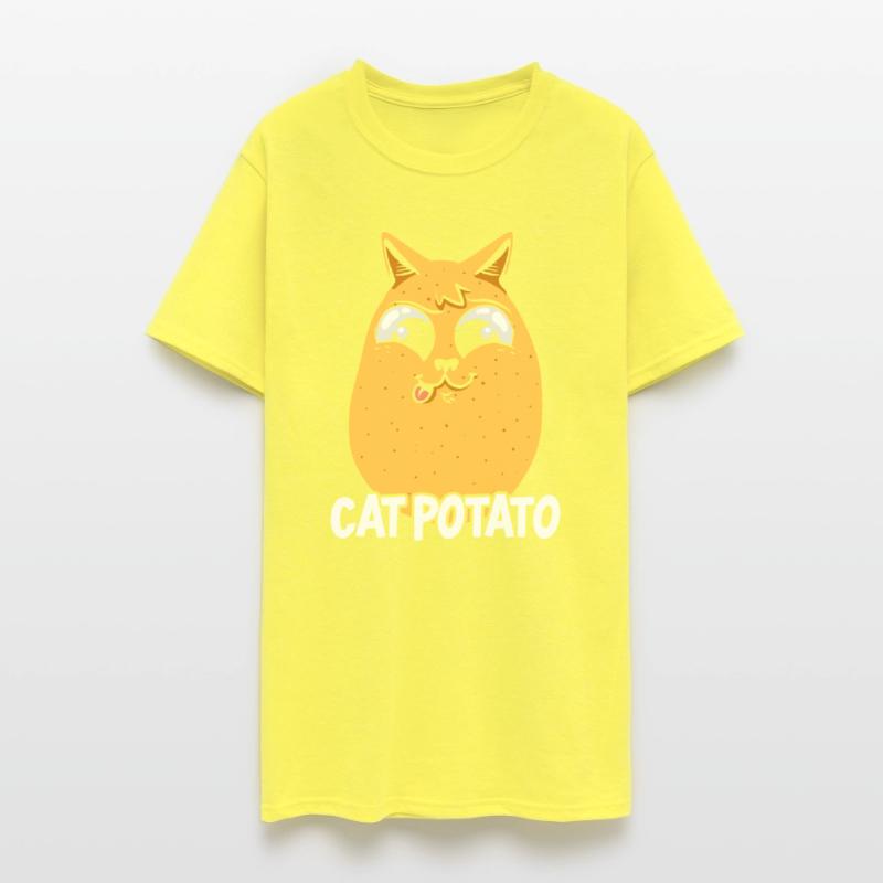 Cat Potato Foodie Potato Lover Fries Potatoes