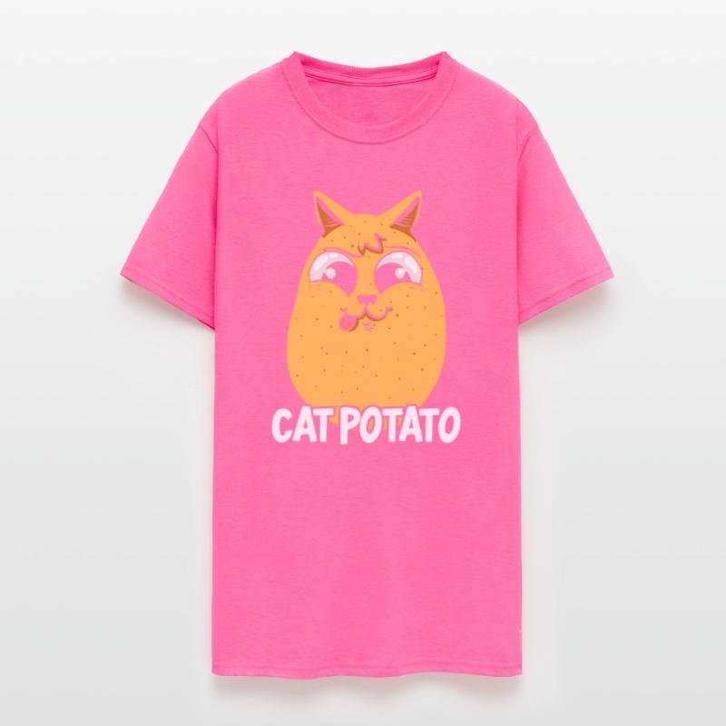 Cat Potato Foodie Potato Lover Fries Potatoes