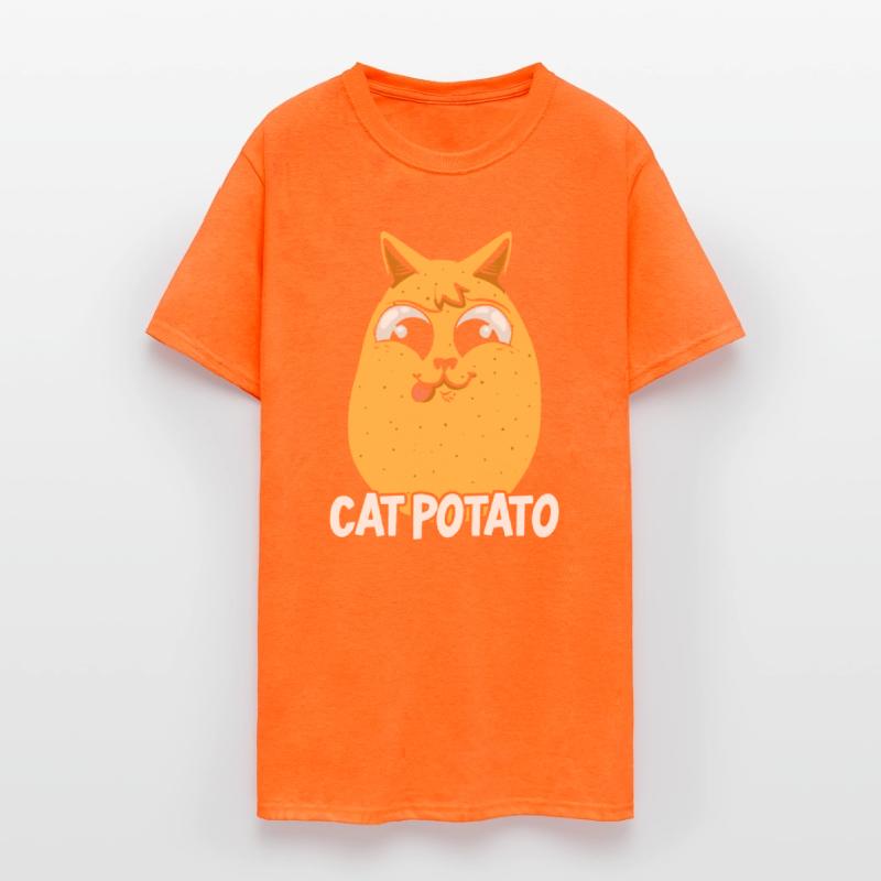 Cat Potato Foodie Potato Lover Fries Potatoes