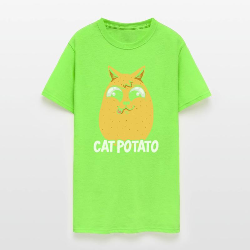 Cat Potato Foodie Potato Lover Fries Potatoes