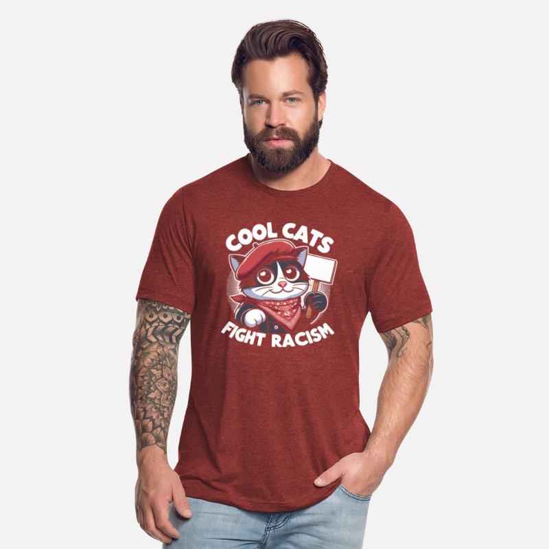 Cats Fight Racism Anti-Racism Eracism