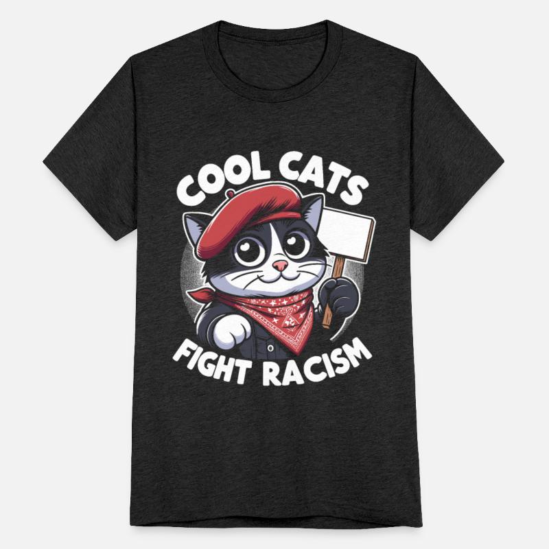 Cats Fight Racism Anti-Racism Eracism