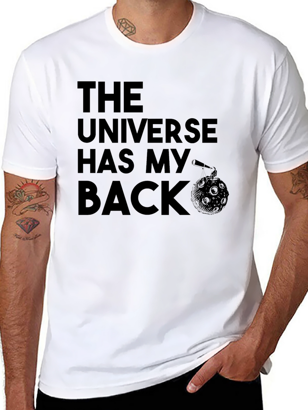 The Universe Has My Back Graphic T-Shirt