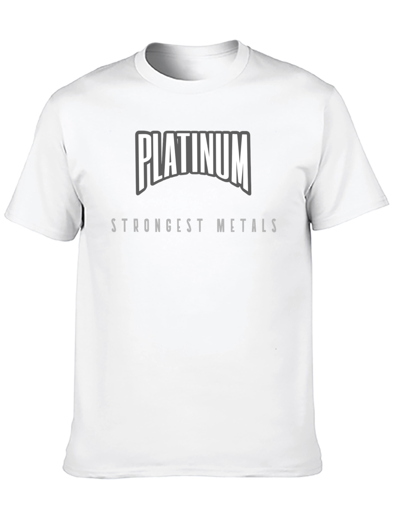 Platinum Strongest Metals Black T-Shirt