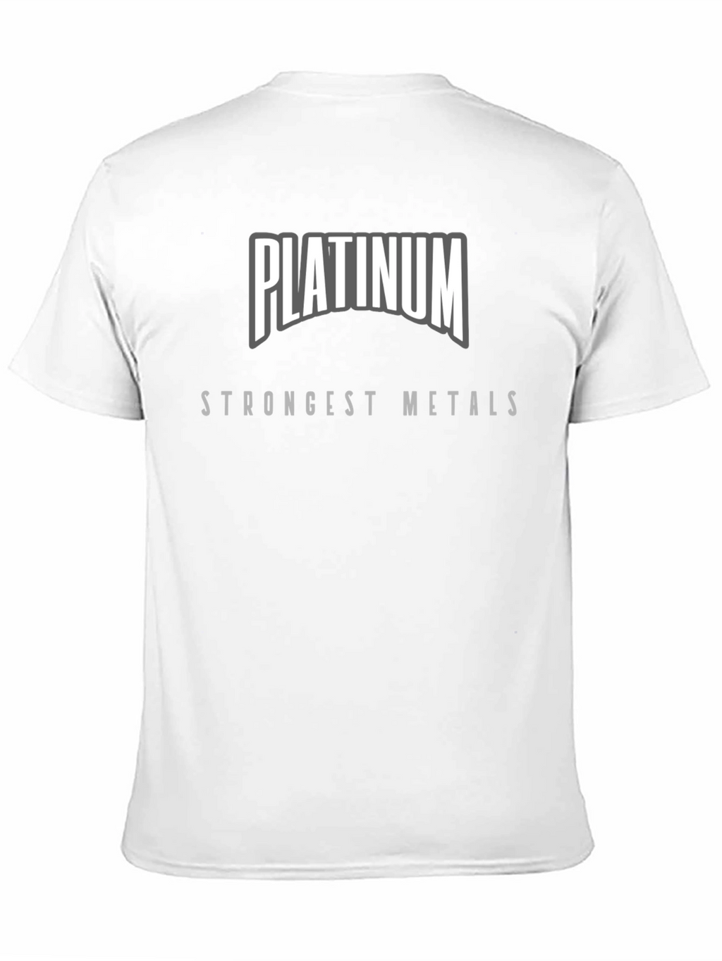 Platinum Strongest Metals Black T-Shirt