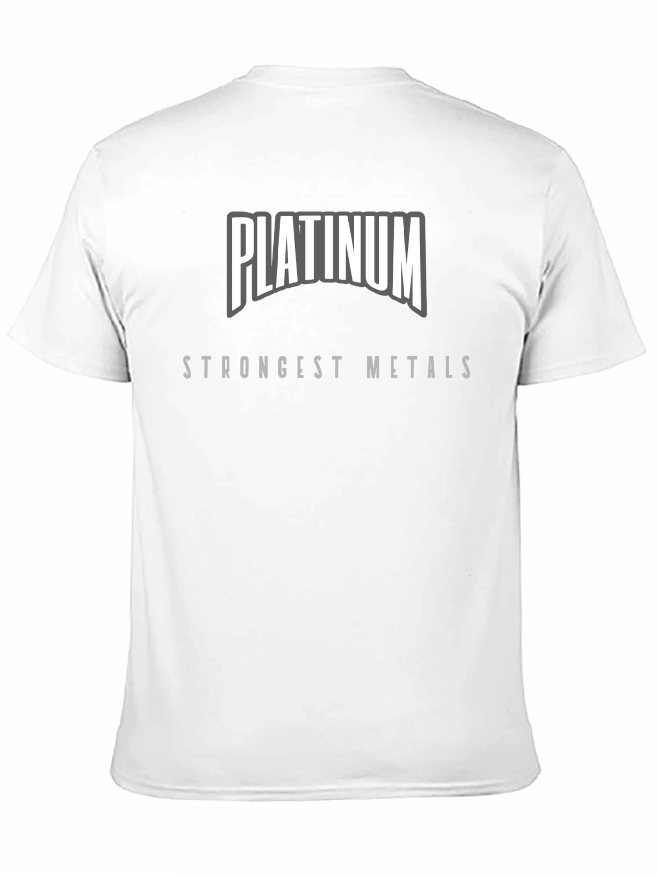 Platinum Strongest Metals Black T-Shirt
