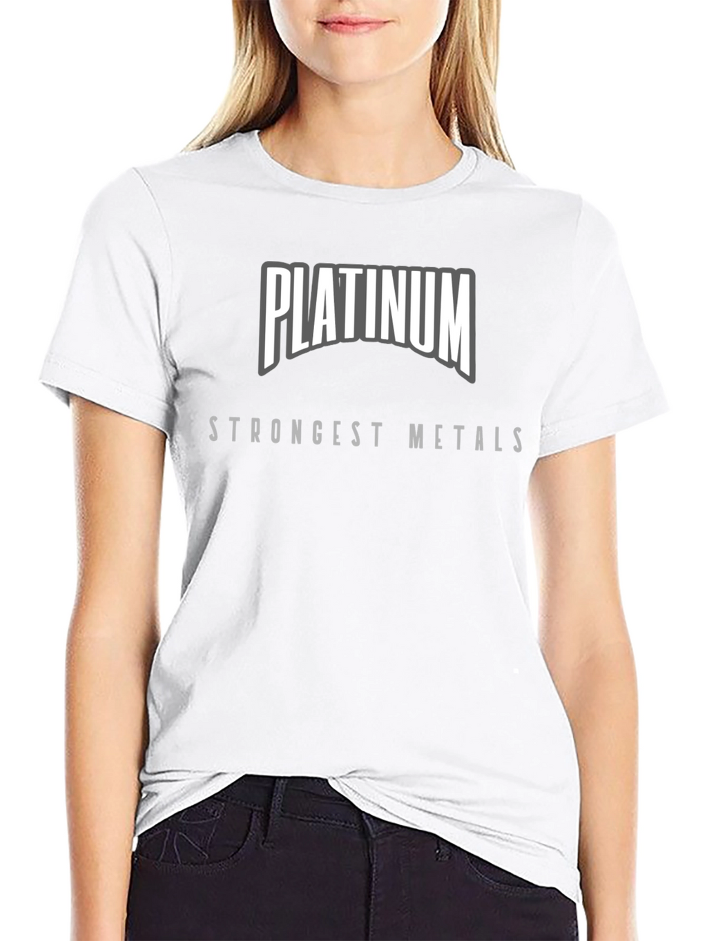 Platinum Strongest Metals Black T-Shirt