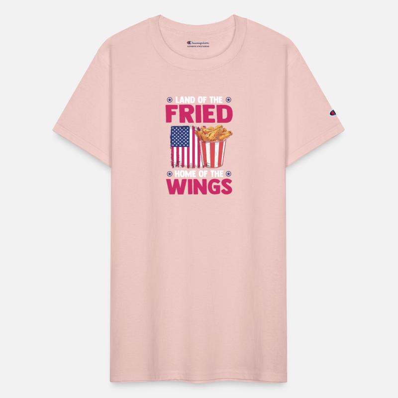 Chicken Wings USA Flag - Land Of The Fried Wings