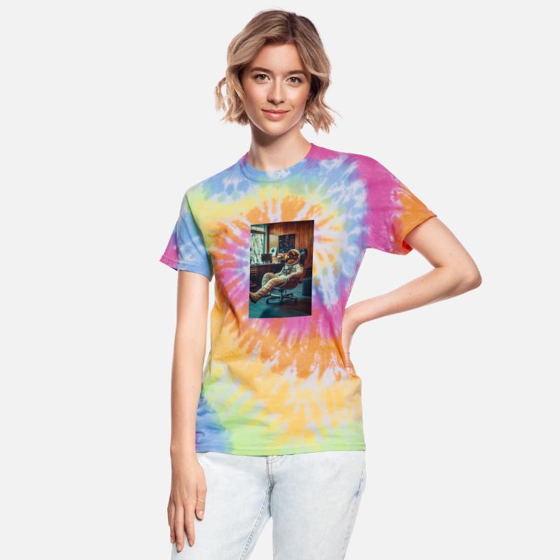 Chill Astronaut in Office