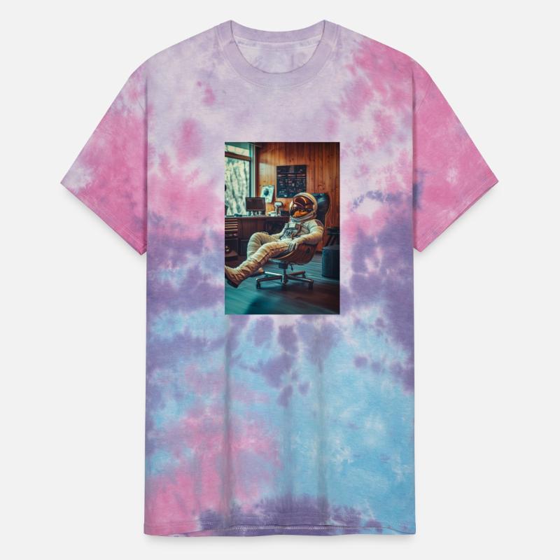 Chill Astronaut in Office